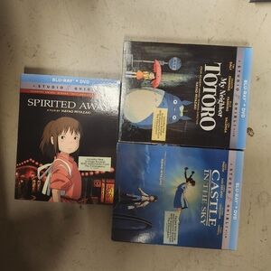 Hayao Miyazaki Studio Ghibli 3 Blu Ray Pack